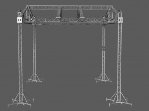 prolyte mpt 10x8 roof system Modelo 3D