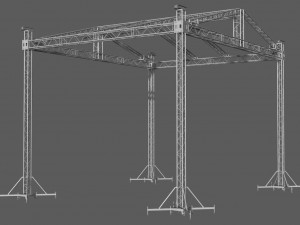 prolyte mpt 10x8 roof system Modelo 3D