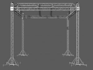 prolyte mpt 10x8 roof system Modelo 3D