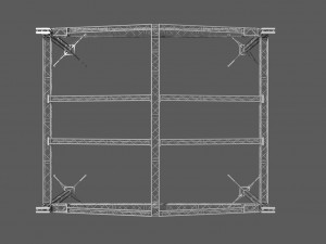 prolyte mpt 10x8 roof system Modelo 3D