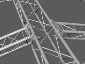prolyte mpt 10x8 roof system Modelo 3D