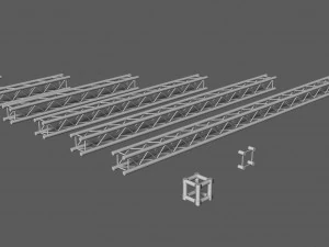 prolyte e15v light square trusses 3D Model