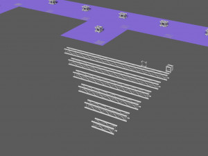 prolyte e15v light square trusses 3D 모델