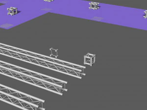 prolyte e15v light square trusses 3D Model