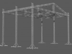 telhado prolyte st 16x14 Modelo 3D
