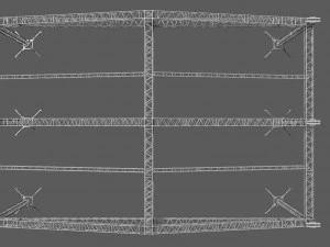 telhado prolyte st 16x14 Modelo 3D