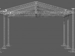 telhado prolyte st 16x14 Modelo 3D