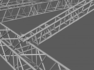 telhado prolyte st 16x14 Modelo 3D