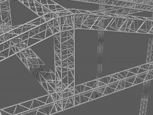 telhado prolyte st 16x14 Modelo 3D