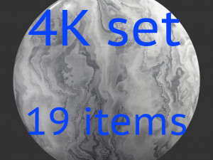 stone white 4k texture set 19 items CG 텍스쳐