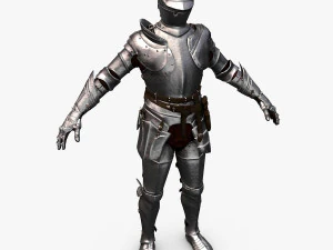 Gotik ş&ouml;valye 3D Model