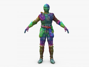 gothic knight 3D मॉडल
