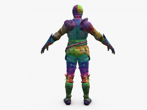 gothic knight 3D मॉडल