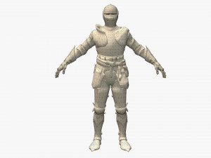 gothic knight 3D मॉडल