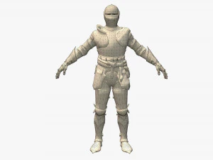 gothic knight 3D Model