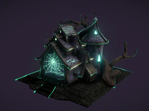 dark house 3D Model