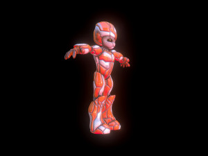 robot futuristic 3D Model