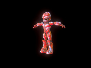 robot futuristic 3D Model
