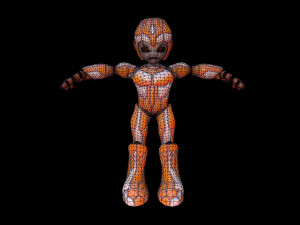 robot futuristic 3D Model