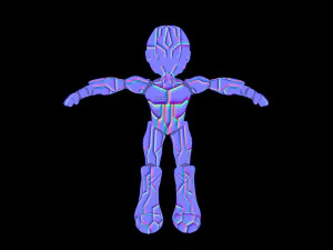robot futuristic 3D Model