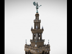 la giralda de sevilla 3D Модель