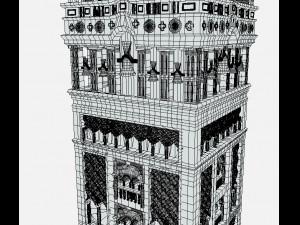 la giralda de sevilla 3D Модель