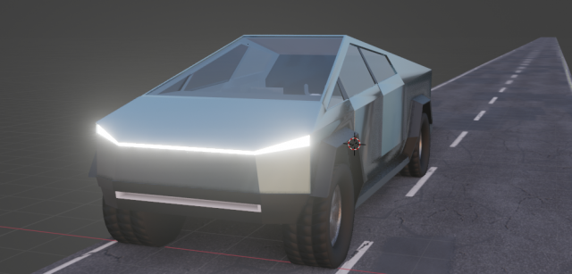 tesla cybertruck Modelo 3D .c4d .max .obj .3ds .fbx .stl .blend 