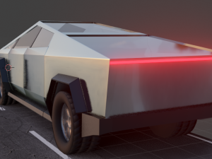tesla cybertruck Modelo 3D