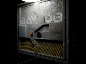 space corridor 3D Model