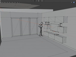 living room Modello 3D