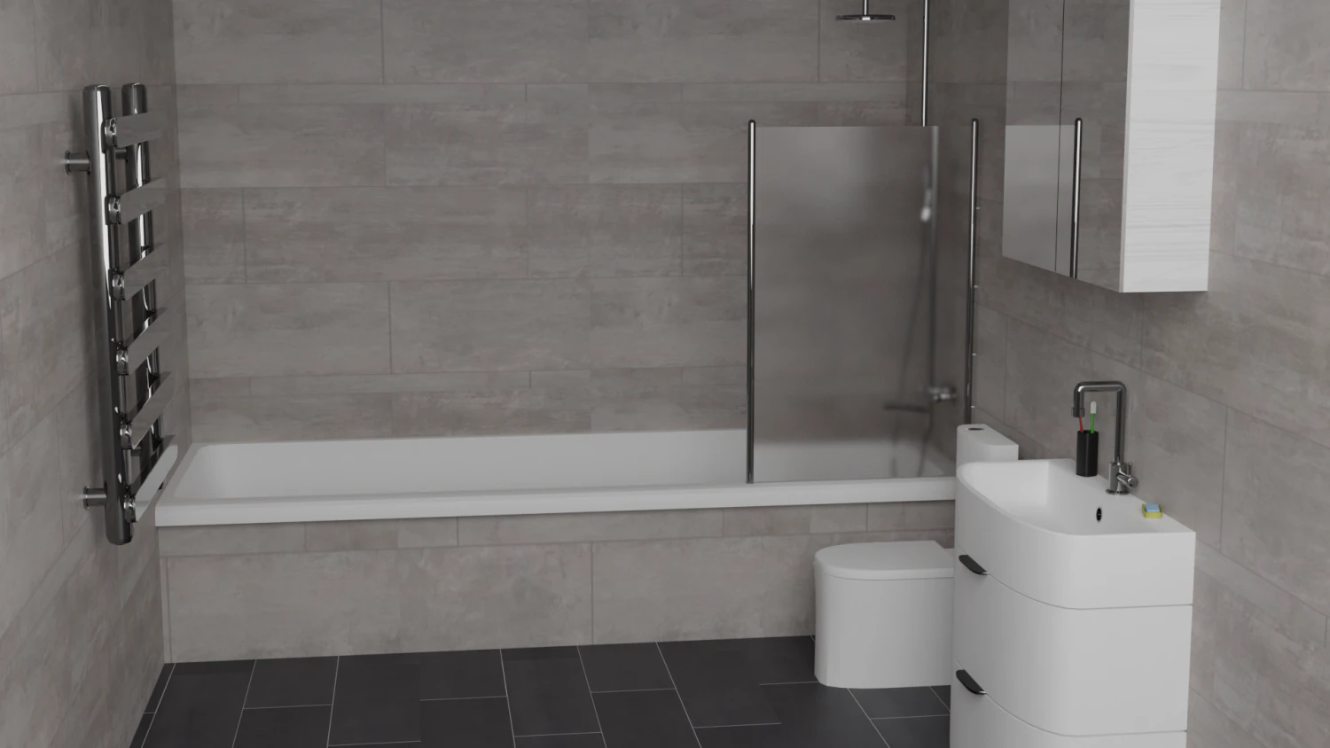 bathroom 3D Model .c4d .max .obj .3ds .fbx .stl .blend 