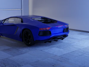 авентадор 2012 3D Модель