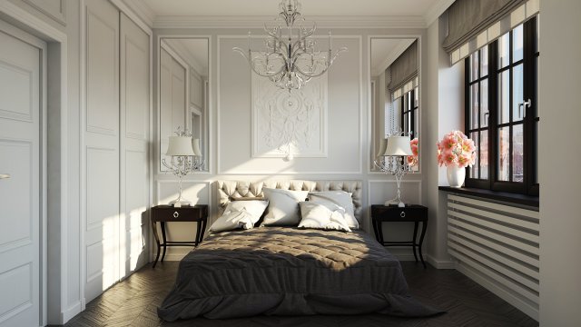 bedroom Modelo 3D .c4d .max .obj .3ds .fbx .stl .blend 