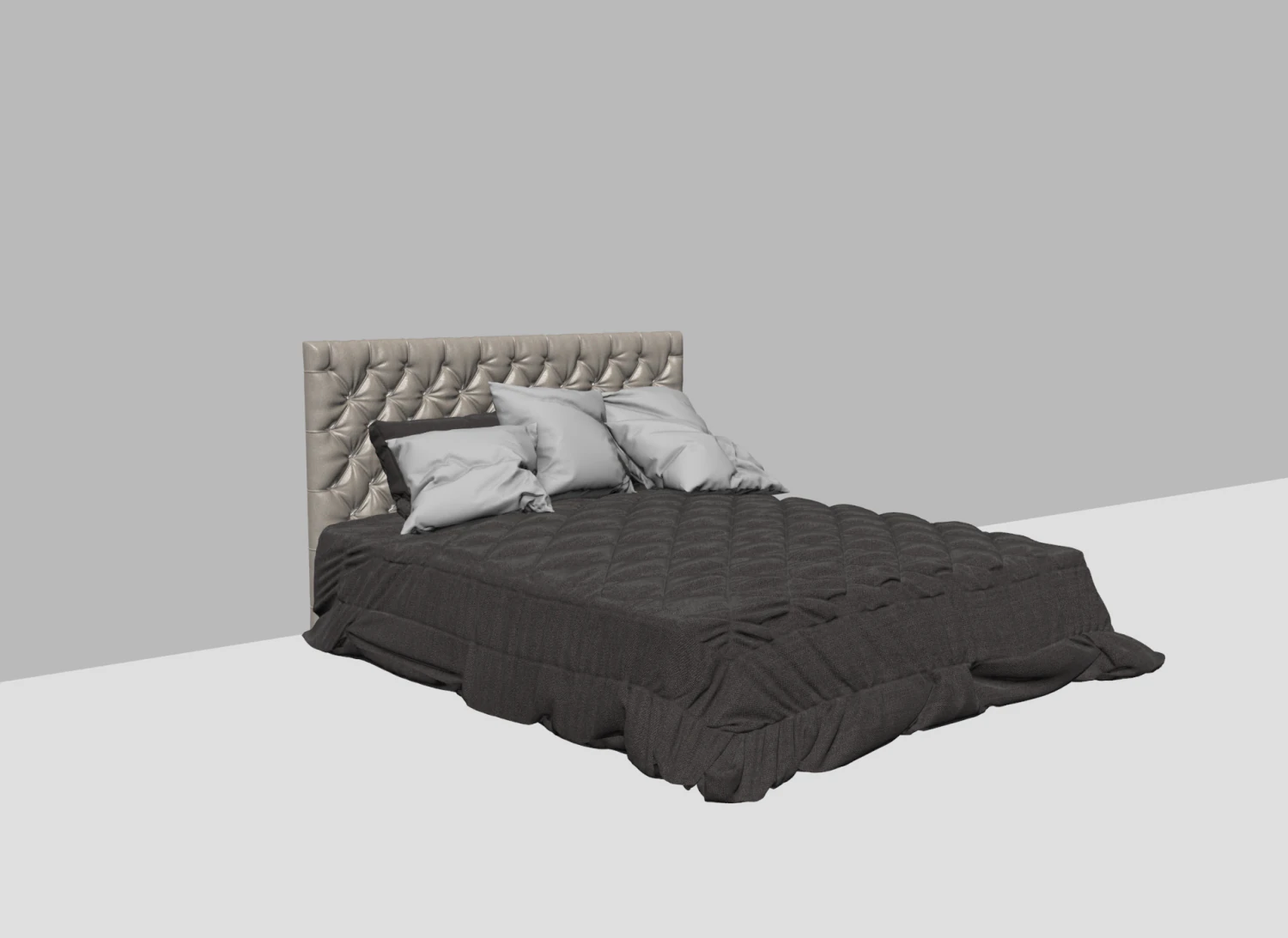 bed 3D Model .c4d .max .obj .3ds .fbx .stl .blend