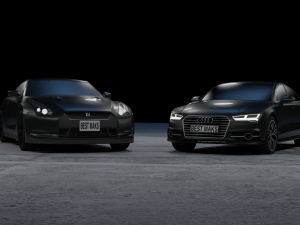 audi and nissan gtr 3D 모델