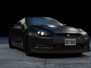 audi and nissan gtr Modèle 3D