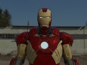 iron man 3D मॉडल