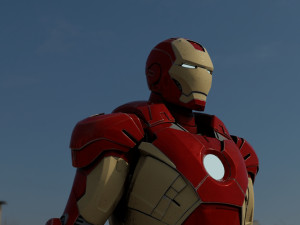 iron man 3D मॉडल