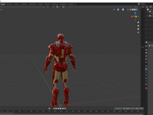 iron man 3D मॉडल