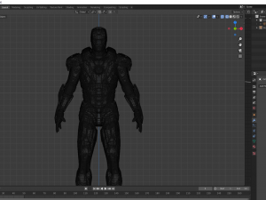 iron man 3D मॉडल