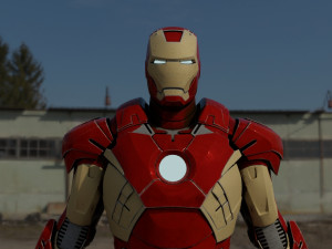 iron man 3D 모델