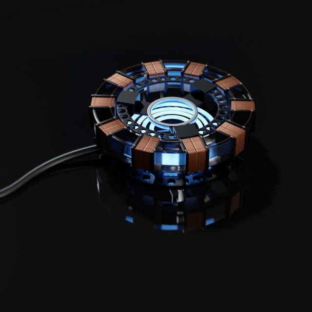 iron man reactor 3D मॉडल .c4d .max .obj .3ds .fbx .stl .blend 