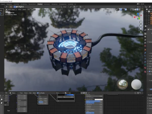 iron man reactor 3D Model
