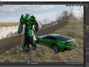 crosshair 3D 模型