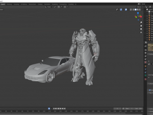 crosshair 3D 模型