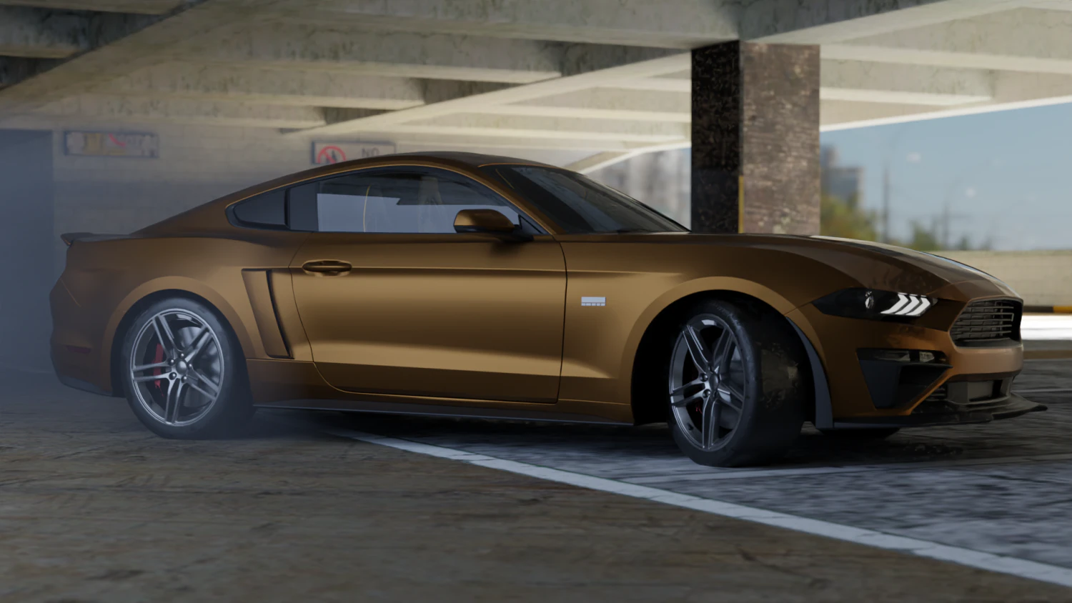 ford-mustang 3D Model .c4d .max .obj .3ds .fbx .stl .blend 