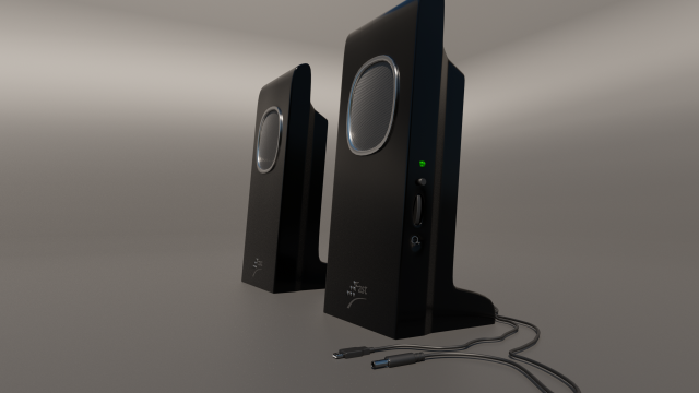 speaker 3D Модель .c4d .max .obj .3ds .fbx .stl .blend 