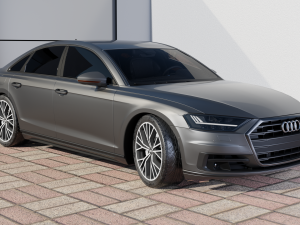 audi a8 3D 모델