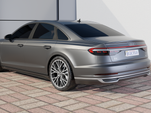 audi a8 3D 모델