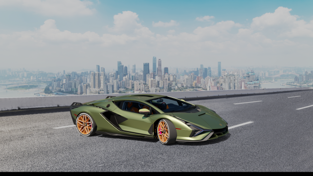 sian 3D Модель .c4d .max .obj .3ds .fbx .stl .blend 